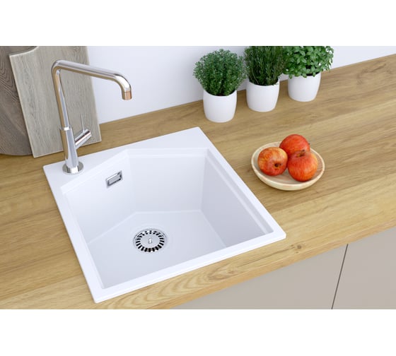 Мойка KitKraken Ocean 45 Galdhopiggen white K-420.9010