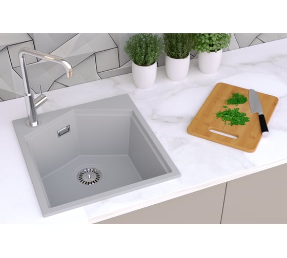 Мойка KitKraken Ocean 45 Musepels gray K-420.7032