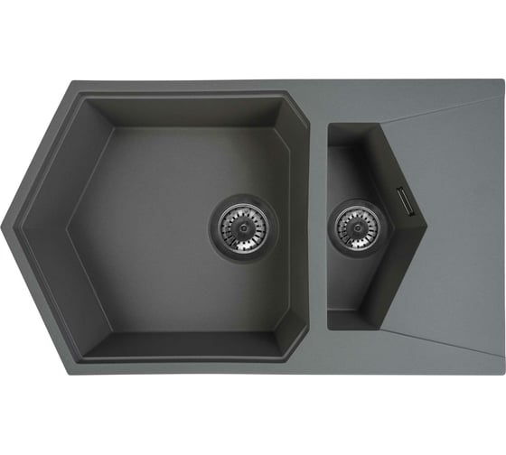 Мойка KitKraken Pond 55 Rocky Anthracite K-750M.7024 1