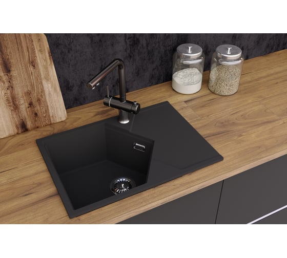 Мойка KitKraken Sea 45 Carbone noir K-595. 9004