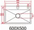 Мойка для кухни Azario НИКОЛЬ 600x500x220 мм, нержавеющая сталь, черная, соты, сифон, диспенсер, коландер 00094448 3