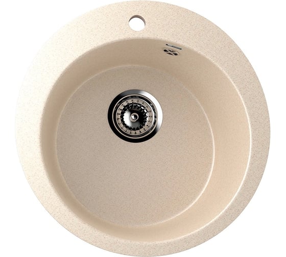Мойка кухонная из искусственного камня Uperwood Симпл (Simple) UPD-304-328, бежевая MSimple304328