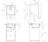 Мойка кухонная из искусственного камня Uperwood Симпл (Simple) UPD-305-308, черная MSimple305308 2