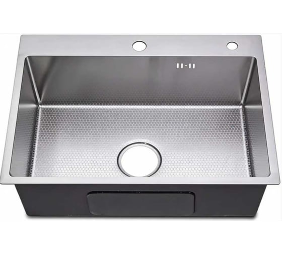 Мойка для кухни из нержавеющей стали Weissgauff WKS 7050-1 Inox Nano Hexagon 442365
