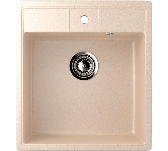 Кухонная мойка из искусственного камня uperwood Симпл (Simple) UPD-305-328, бежевая MSimple305328