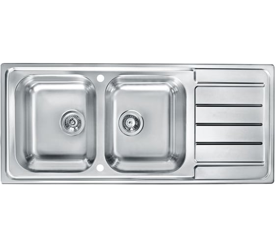 Мойка для кухни Alveus LINE MAXIM 100 SAT 90, 1165x505, FS, в компл.с сифоном 1127257 1092001