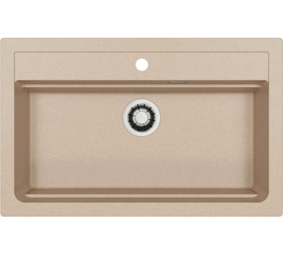 Мойка для кухни Alveus ALGRANIT ATROX 40 IVORY A20, 790x500 мм, в комплекте с сифоном 1149210