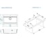 Мойка для кухни Alveus ALGRANIT ATROX 40 IVORY A20, 790x500 мм, в комплекте с сифоном 1149210 2