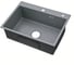 Мойка для кухни из нержавеющей стали Weissgauff WKS 5050-1 Dark Grey Nano Hexagon 442379 1