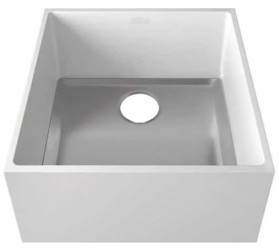 Мойка для кухни ALVEUS NEOCERAMIC 400, 426x426x250, в комплекте с выпуском 1130531 228003