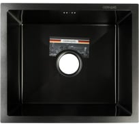 Кухонная мойка GERHANS премиум 500*430 1 мм глубина 22см. нерж. сталь PVD графит K35043B 869540