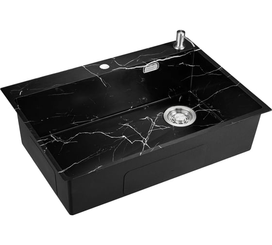 Мойка кухонная EMAR EMB-660(TOP) Black Elegant