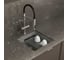 Мойка для кухни Grandex AQUA кварцевая 46U Темно-серый (Urban grey) 500107 2
