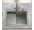 Мойка для кухни Grandex AQUA кварцевая 60F Темно-серый (Urban grey) 500507 5