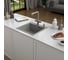 Мойка для кухни Grandex AQUA кварцевая 51F Темно-серый (Urban grey) 500407 6