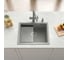 Мойка для кухни Grandex AQUA кварцевая 56U Темно-серый (Urban grey) 500207 5