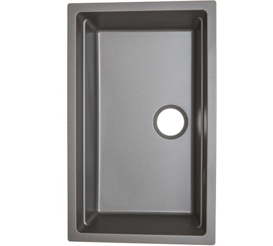 Мойка для кухни Grandex AQUA кварцевая 73U Темно-серый (Urban grey) 500307
