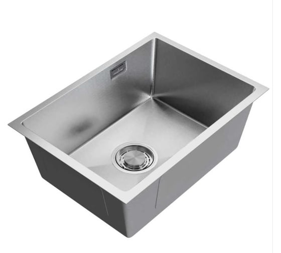 Мойка кухонная MIXLINE подстольный монтаж 65x44 3.0 выпуск 3 1/2 ПРО 22 см с сифоном сатин декор МИКРО 559612