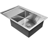 Кухонная мойка из нержавеющей стали WISENT 7851-R 78x51см WS37851-R/WGER013