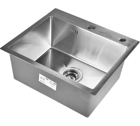 Комплект кухонная мойка из нержавеющей стали WISENT 5044 50x44см с дозатором. WS35044/WGER013/W405A