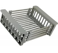 Комплект кухонная мойка из нержавеющей стали WISENT 7851-SL 78x51см с раздвижным коландером WS37851-SL/WS-02-2/W302644