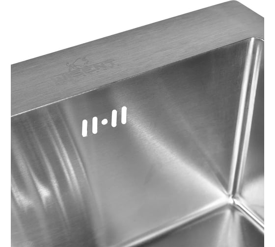 Комплект кухонная мойка из нержавеющей стали WISENT 7851-SL 78x51см с раздвижным коландером WS37851-SL/WS-02-2/W302644