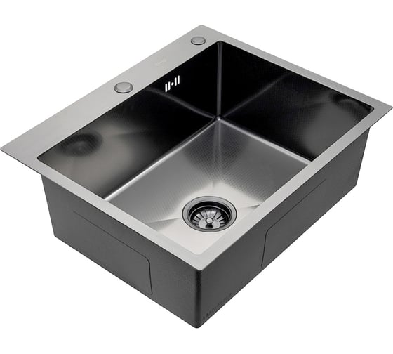 Кухонная мойка Frap оружейная сталь 660x560x415 мм FS6050-9