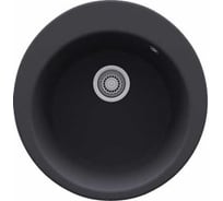 Мраморная мойка KAISER BlackSilver круглая 510 KMM-510 BS