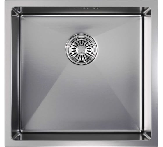 Мойка для подстольного монтажа MIXLINE PRO 45x42х20 см, толщина 3 мм, выпуск 3 1/2, с сифоном, сатин 548564