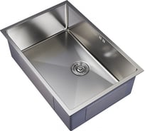 Мойка для подстольного монтажа MIXLINE PRO 65x44х22 см, толщина 3 мм, выпуск 3 1/2, с сифоном, сатин 548572