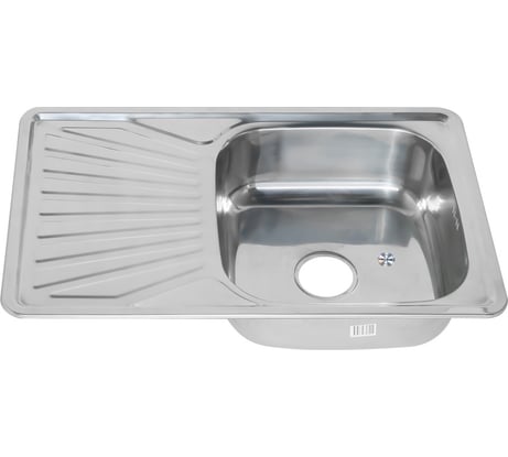 Мойка MELANA 7848 U 0,6/160 врезная прямоугольная с сифоном 217 t 10