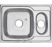Мойка MELANA 6950S U 0,6/160 1,5-я чаша, врезная, прямоугольная с сифоном 227S t 10