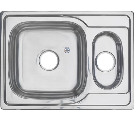 Мойка MELANA 6950S U 0,6/160 1,5-я чаша, врезная, прямоугольная с сифоном 227S t 10