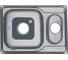 Мойка MELANA 6950S U 0,6/160 1,5-я чаша, врезная, прямоугольная с сифоном 227S t 10 2