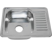 Мойка MELANA 5848 U 0,8/180 врезная, прямоугольная с сифоном 089 t 10