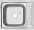 Мойка MELANA 6050 R 0,8/180 накладная, прямоугольная с сифоном 178 t R 10 1