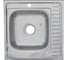 Мойка MELANA 6060 L 0,8/180 накладная, с сифоном 006 t L 10 2