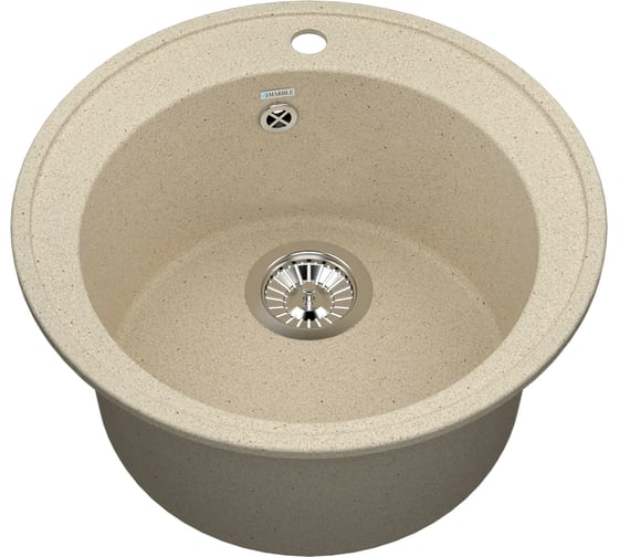 Кухонная мойка MARBLE VM102 латте 1