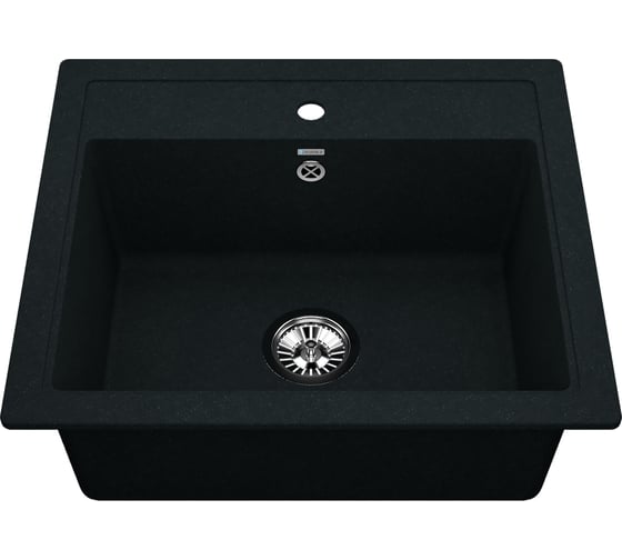 Кухонная мойка MARBLE VM204 обсидиан 1