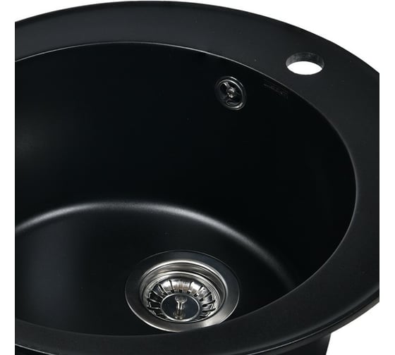 Кухонная мойка из искусственного гранита WISENT Антрацит MWR510-26/WGER013