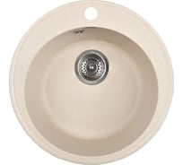 Кухонная мойка из искусственного гранита WISENT крем MWR480-30/WGER013