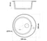 Кухонная мойка из искусственного гранита WISENT Кофе MWR510-27/WGER013 13