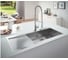 Мойка из нержавеющей стали GROHE K1000 80-S 116/52 1.0 с корзинчатым вентилем 31582SD1 2
