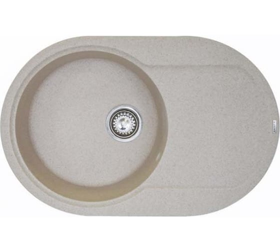 Мраморная мойка KAISER круглая 7850 Beige цвет 328 KMM-7850 Beige 1