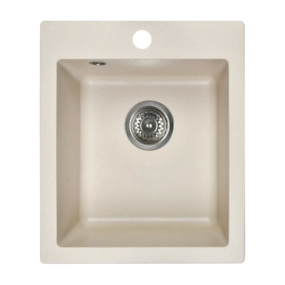 Кухонная мойка из искусственного гранита WISENT крем MW420-30/WGER013 ...