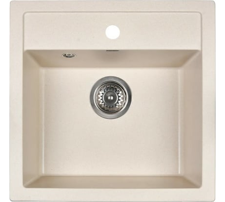 Кухонная мойка из искусственного гранита WISENT крем MW510-30/WGER013