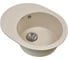 Кухонная мойка из искусственного гранита WISENT крем MWR620-30/WGER013 2