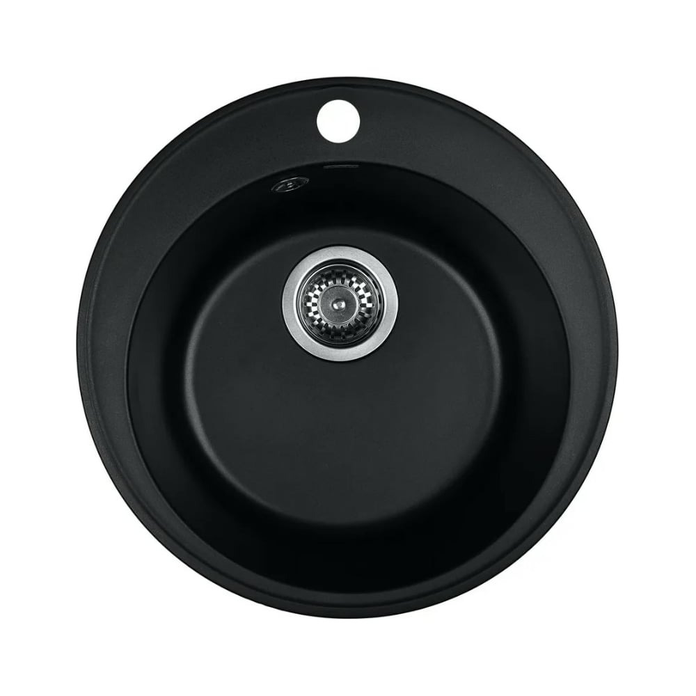 Кухонная мойка из искусственного гранита WISENT Антрацит MWR480-26 ...