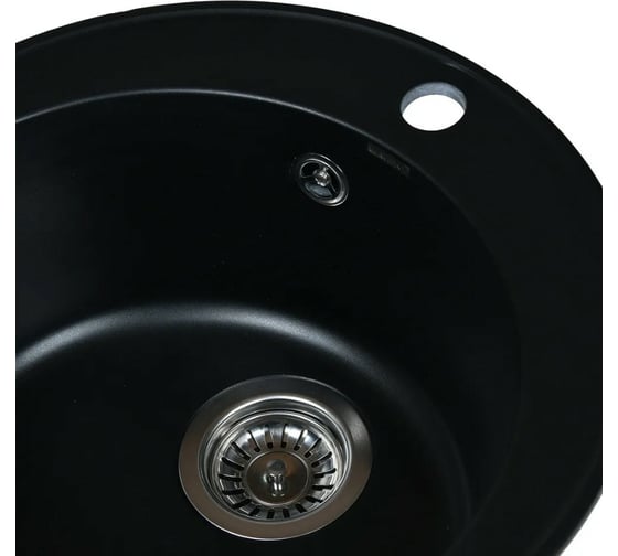 Кухонная мойка из искусственного гранита WISENT Антрацит MWR480-26/WGER013