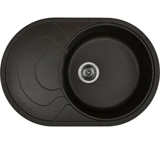 Кухонная мойка из искусственного гранита WISENT Кофе MWR760-27/WGER013 1